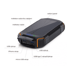 BOT Solarna power banka SP3 1 panel 30000mAh plava