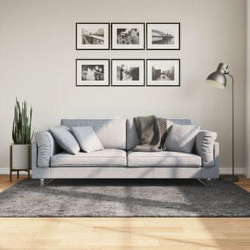 Vidaxl HUARTE tepih, niska flora, antracit, 140x200 cm