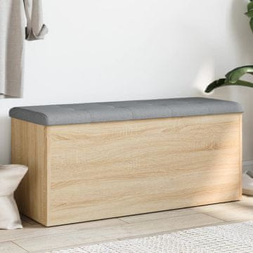 Vidaxl Klupa za odlaganje Sonoma hrast 102x42x45 cm
