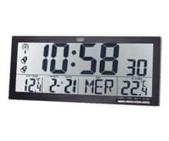 Trevi OM 3530 RC digitalni sat, zidni/stolni, + vanjski senzor, vrijeme, datum, temperatura, alarm, crni