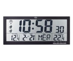 Trevi OM 3530 RC digitalni sat, zidni/stolni, + vanjski senzor, vrijeme, datum, temperatura, alarm, crni