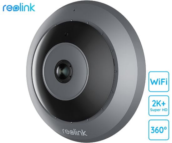 Reolink FE-W IP kamera, 2K, WiFi, 360° Fisheye, IR noćno snimanje, APP, dvosmjerna komunikacija