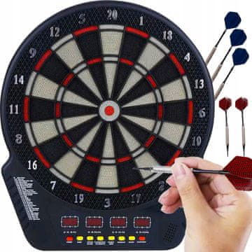 Kruzzel 27 igara LCD elektronski pikado 40cm + strelice