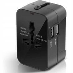 MG HHT210 putni adapter USA / UK / EU, crno