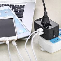 MG HHT210 putni adapter USA / UK / EU, crno