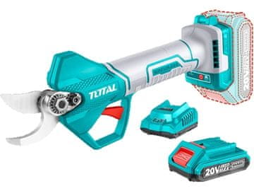 Total Bežične vrtne škare TSSLI202581, bezčetkična, 20V litij-ionska, 2000mAh, industrijska, 1 kom baterija i punjač