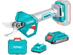 Total Bežične vrtne škare TSSLI202581, bezčetkična, 20V litij-ionska, 2000mAh, industrijska, 1 kom baterija i punjač