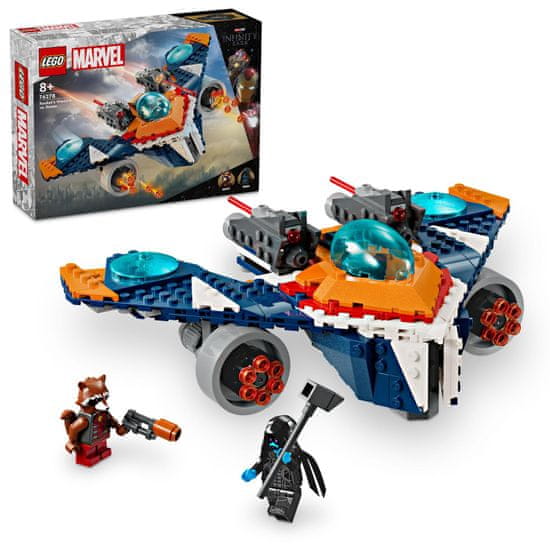 LEGO Marvel 76278 Rocket's Warbird protiv Ronana