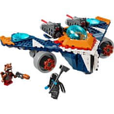 LEGO Marvel 76278 Rocket's Warbird protiv Ronana