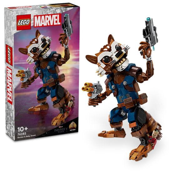 LEGO Marvel 76282 raketa i mali Groot igračka