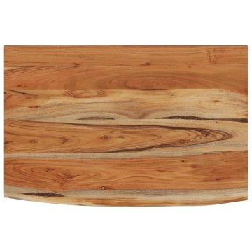 Vidaxl Zidna polica 60x40x2,5 cm pravokutna bagremovo drvo živi rub