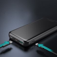 Choetech B627 Power Bank 10000mAh USB / USB C 18W QC PD, crno