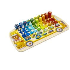 MG Wooden Montessori drvena slagalica, bus
