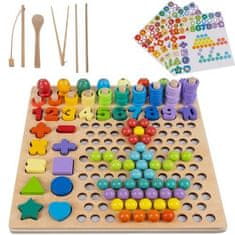 MG Wooden Montessori drvena slagalica, mix