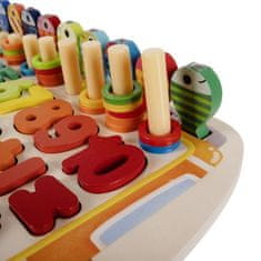 MG Wooden Montessori drvena slagalica, bus