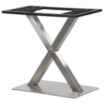 STEMA Podnožje dvostrukog stola SH-3007-1/S, brušeno, visina 72,5 cm