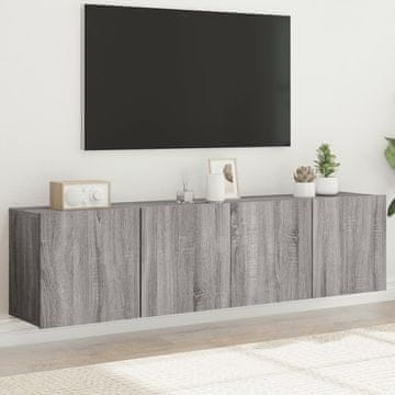 Vidaxl Zidni TV ormarići, 2 kom, sivi hrast Sonoma, 80x30x41 cm
