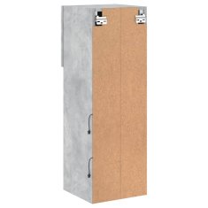 Vidaxl TV ormarić s LED svjetlima siva boja betona 30,5x30x90 cm