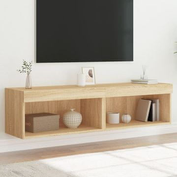 Vidaxl TV ormarići s LED rasvjetom, 2 kom, Sonoma hrast, 60x30x30 cm
