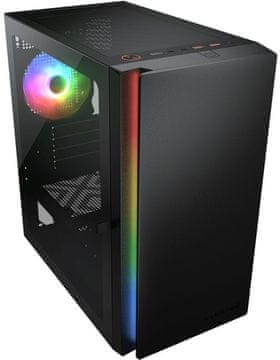 Cougar Purity RGB kućište za računalo, Mini Tower, crno (CGR-5PC4B-RGB)