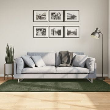 Vidaxl HUARTE tepih, niski flor, zeleni, 100x200 cm