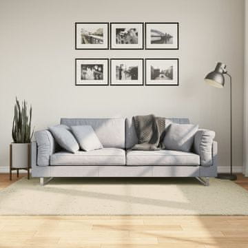 Vidaxl HUARTE tepih, niska flora, krem, 140x200 cm