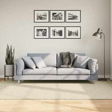 Vidaxl HUARTE tepih, niska flora, krem, 160x230 cm