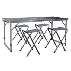 Aga Kamping set na sklapanje Sivi