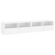 Vidaxl Zidni TV ormarići, 2 kom, bijeli, 80x30x30 cm