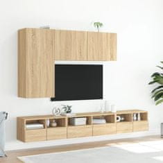 Vidaxl Zidni TV ormarići, 2 kom, Sonoma hrast, 60x30x30 cm