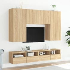 Vidaxl Zidni TV ormarići, 2 kom, Sonoma hrast, 80x30x30 cm