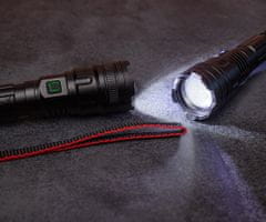 Forever POWER ručna LED svjetiljka, 700 lum, 3 moda, ZOOM, punjiva baterija, IPX4, USB-C