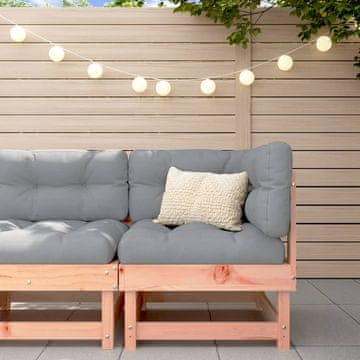 Vidaxl Vrtna kutna sofa, masivno drvo duglazije