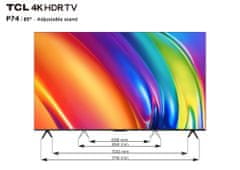 TCL 85P745 4K UHD LED televizor, Google TV
