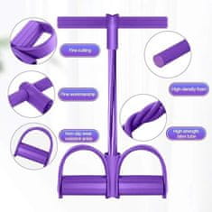SOLFIT® Elastična traka za trening i fitness, otporna gumena traka za jačanje mišića kod kuće | ABPULLER