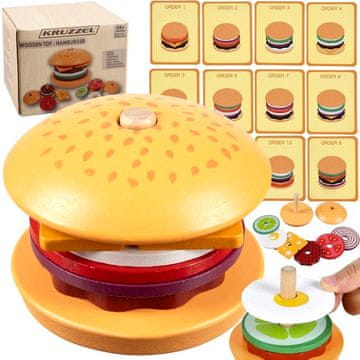 slomart KRUZZEL Drveni burger - Sortir s narudžbenicama
