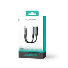 Joyroom SY-C03 adapter USB-C / 2x USB-C, crno
