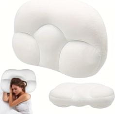 HOME & MARKER® Anatomski ortopedski jastuk za spavanje, mekano punjenje za anti-age i spavanje na boku | FLIPSLEEP