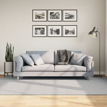 Vidaxl HUARTE tepih, niski flor, sivi, 160x230 cm