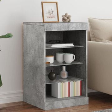 Vidaxl LED ormarić betonsko-sivi 41x37x67 cm