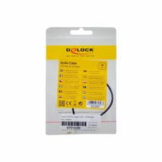 Delock adapter AUDIO Jack 3.5F-2.5M kutni 14cm 65397