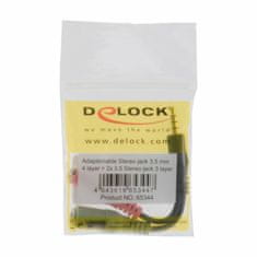 Delock adapter AUDIO priključak 3,5 m 4-pinski - 2x 3,5Ž stereo OMTP 65344