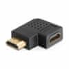 adapter HDMI M - HDMI Ž 19-pinski kutni konektor 65076