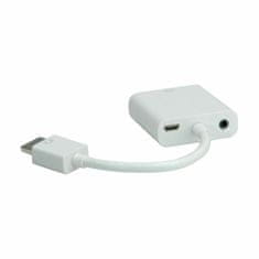 Roline Adapter HDMI M - VGA Ž HD15 aktivni na kabelu 15 cm