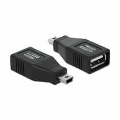 Delock adapter USB mini M 5-pinski USB-A Ž 65277