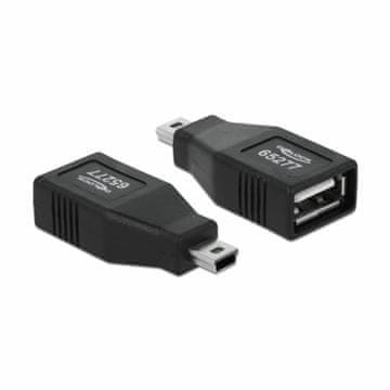 Delock adapter USB mini M 5-pinski USB-A Ž 65277