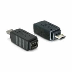 Delock adapter USB mini Ž-USB micro-B M 5-pinski 65063