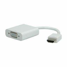 Roline Adapter HDMI M - VGA Ž HD15 aktivni na kabelu 15 cm