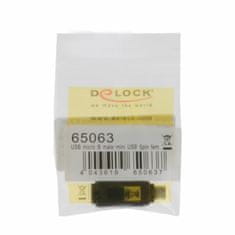 Delock adapter USB mini Ž-USB micro-B M 5-pinski 65063