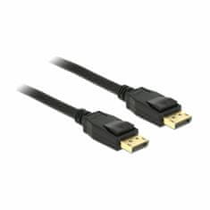 Delock DisplayPort kabel 1m 4K 60Hz crni 83805